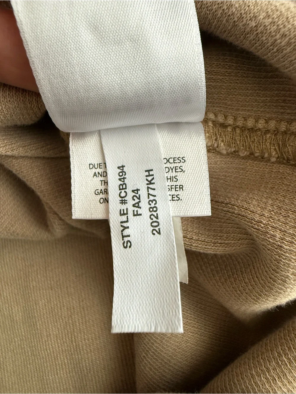 J. Crew Men's Cotton Waffle Shirt In Beige Size M Collar Long Sleeve Casual EUC